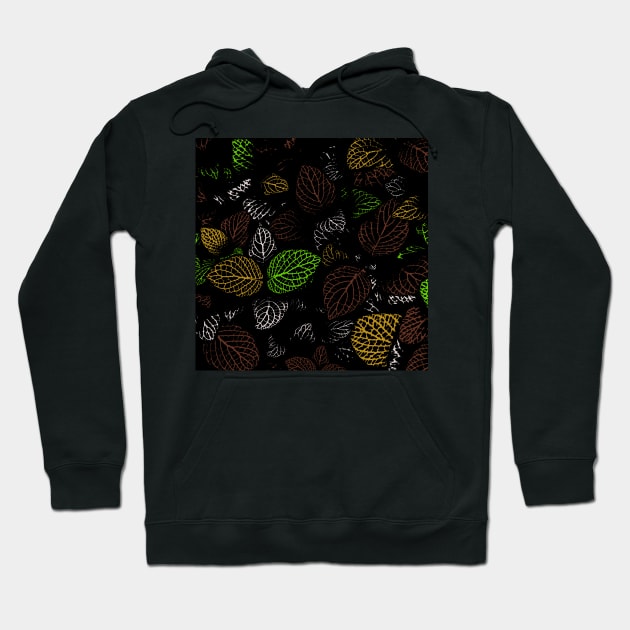 Autumn, Leaves Pattern 19 Hoodie by B&K